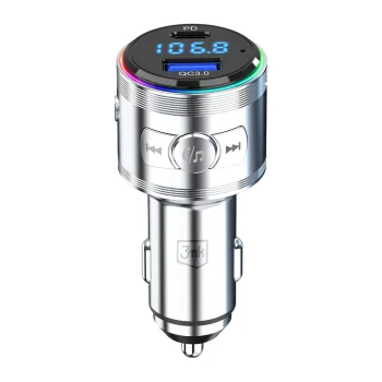 FM-трансмиттер 3mk Hyper Car Power Transmitter 3в1 48W USB-C USB-A