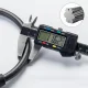 Rockbros 32120007001 velosipēda saslēdzējs ar kodu un tērauda trosi, Melns