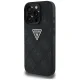 Guess Hot Stamp 4G Pattern Triangle Metal Logo чехол для iPhone 16 Pro Max - черный