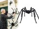 Halloween Spider XL, Giant Tarantula Decoration, Realistic Hairy Design, Adjustable Legs