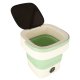 Portable Folding Mini Washing Machine 12L, Green