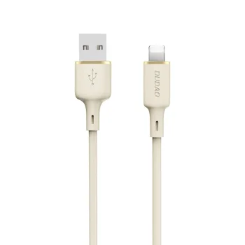 Dudao L7SL USB-A to Lightning Cable 5A, 1m, Beige