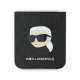 Karl Lagerfeld Saffiano Monogram vāciņš Samsung Galaxy Z Flip6, melns