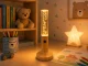 LED nakts lampa ar kustības sensoru, USB-C, silta gaisma, brūna