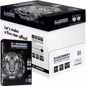 EMERSON Office Copy Paper, A4, 80g/m2, 5 reams (500 sheets)