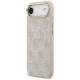 Чехол Guess 4G PU Classic Logo MagSafe для iPhone 17 Air, розовый