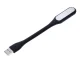Elastīga silikona USB LED lampiņa 06191_CZ, melna