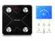 Аналитические напольные весы с Bluetooth и ЖК-дисплеем, черные