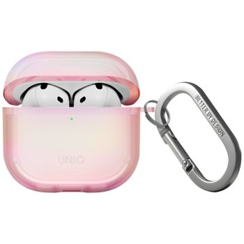 Uniq Iridescia Case for AirPods 4, Holo Pink