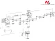 Настольное крепление для 3 мониторов Maclean MC-691, 13\"-27\", 8 кг