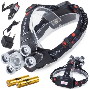 Bailong 5000T-T6 LED CREE XM-L T6 pieres lukturis ar 4x XP-E