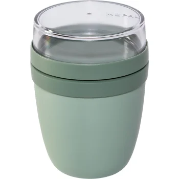 Uzkodu un ēdiena trauks Mepal Lunchpot Ellipse mini, 300+120 ml, Nordic Sage
