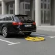 Multistore saliekama autostāvvietas barjera ar atslēgu, 40 cm