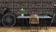 Декоративная стеновая панель BLACK WALL 500 x 1000 мм