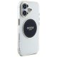 Guess IML Metal Colored Circle MagSafe vāciņš iPhone 16 Melns