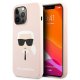 Чехол Karl Lagerfeld Silicone Karl\'s Head для iPhone 13 Pro / 13 - Светло-розовый