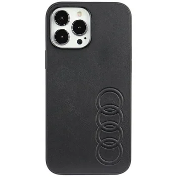 Чехол для телефона Audi Synthetic Leather iPhone 13 Pro Max 6.7", черный