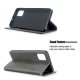 Samsung Galaxy A51 (SM-A515F) Geometric Pattern PU Leather Case Cover, Grey