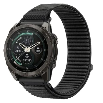 Ремешок Tech-Protect NylonLoop для Garmin Fenix 51 мм, чёрный