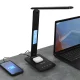 Huslog OW-3912 Desk Lamp with Wireless Charging, Black