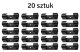 Kabeļu organizators ar klipsi 20gab bl | Cable organizer clip 20pcs