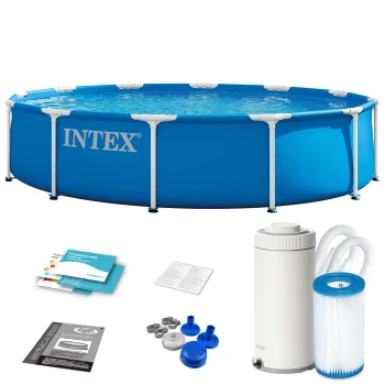 Intex 28212ND Frame Pool with Pump, 366x76 cm