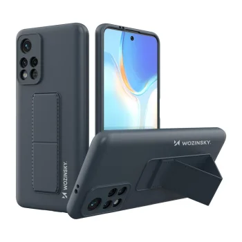Wozinsky Kickstand Case tālruņa vāciņš ar statīvu Xiaomi Redmi 10, tumši zils