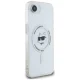 Karl Lagerfeld IML Metal Choupette Head MagSafe vāciņš iPhone 16e, Balts