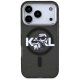 Чехол Karl Lagerfeld IML Glitter MagSafe для iPhone 17 Pro Черный