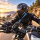 Motocikla lādētājs XS01, USB-A un USB-C, 54 W, ar Bluetooth vadību