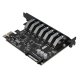 Orico ORICO-PVU3-7U-V1 PCI-E 7x USB 3.0 paplašināšanas karte Melna