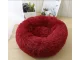 Plush Bed for Dogs and Cats, 100 cm, Burgundy