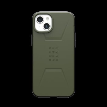 Apple iPhone 15 Plus 6.7'' UAG Civilian Magsafe Hard Case Cover, Olive | Telefona Maciņš Vāciņš Apvalks Bampers