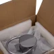 Набор декоративных фонарей Ruhhy 26477, 3 шт., 38/49/63 см, серебристый