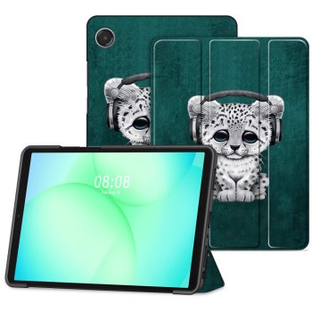 Samsung Galaxy Tab A9+ Plus / A11+ Plus Trifold Tech-Protect SmartCase Protective Cover Case, Green | Чехол...