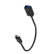 OTG-переходник Wozinsky WOTGY1S USB-C - USB-A 3.0, черный