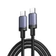 Кабель Ugreen USB-C - USB-C PD 100W 5A 3м, черный