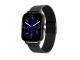 Smartwatch with Rubber Strap and Bluetooth Calling, Black