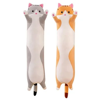 Плюшевая мягкая игрушка, подушка обнимашка, Кот Батон, 110см | Plush...