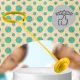 Skipera kāju hula hoop Mīksta gumijas lecamaukla ar LED apgaismojumu Dzeltena krāsā