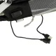Дорожный рюкзак для ручной клади с USB, 45x16x28см, черный