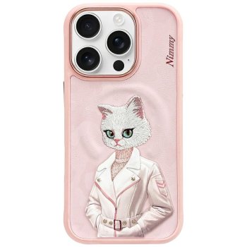 Nimmy iPhone 16 Pro Max vāciņš Fashion Cute Pet MagSafe, rozā