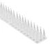 Plastic Bird and Pigeon Repellent Spikes, White, 43 cm, 8 pcs