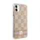 DKNY iPhone 11 / XR vāciņš IML Checkered Mono Pattern MagSafe, rozā