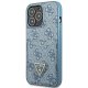Guess 4G Triangle Logo Cardslot Case for iPhone 13 / 13 Pro - Blue