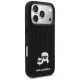 Чехол Karl Lagerfeld Rhinestones Karl&Choupette Pin для iPhone 17 Pro, Черный
