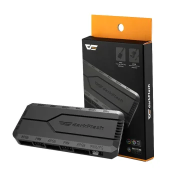 Контроллер вентиляторов Darkflash RC2 RGB PWM, черный