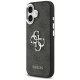 Чехол Guess 4G с большим классическим логотипом для iPhone 17 - черный