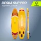 SUP-доска 4Fizjo 1839 PRO TSUNAMI 350 см T11, желтая