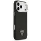 Guess Grained Triangle Logo MagSafe vāciņš iPhone 17 Pro – melns | Phone Case Cover